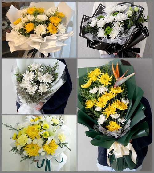 河南南阳社旗县赊店镇东裕社区白事花束代送